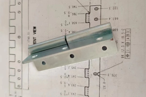 Zinc Aluminum Alloy Furniture Hinge Self-closing Automatic Window Cabinet Butt Hinge